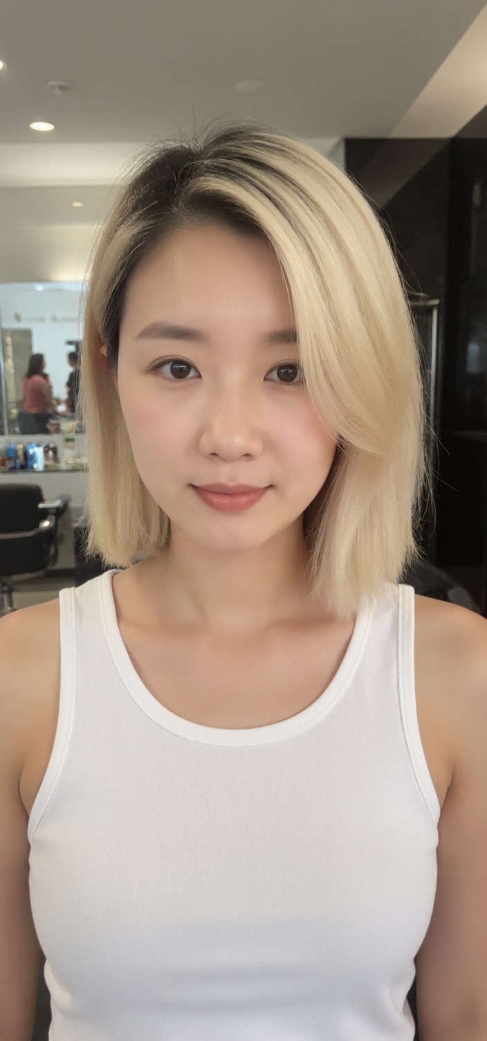 Hairstyle AI generated photo
